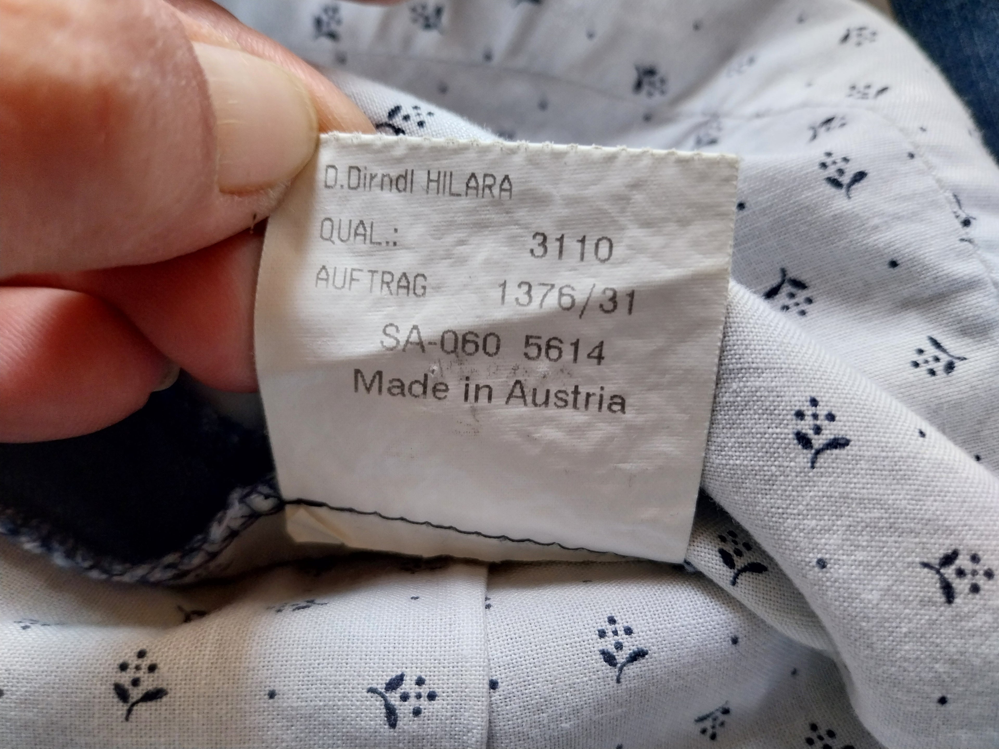 Vintage Austrian Dirndl Dress — Salzburger Trachtenecht