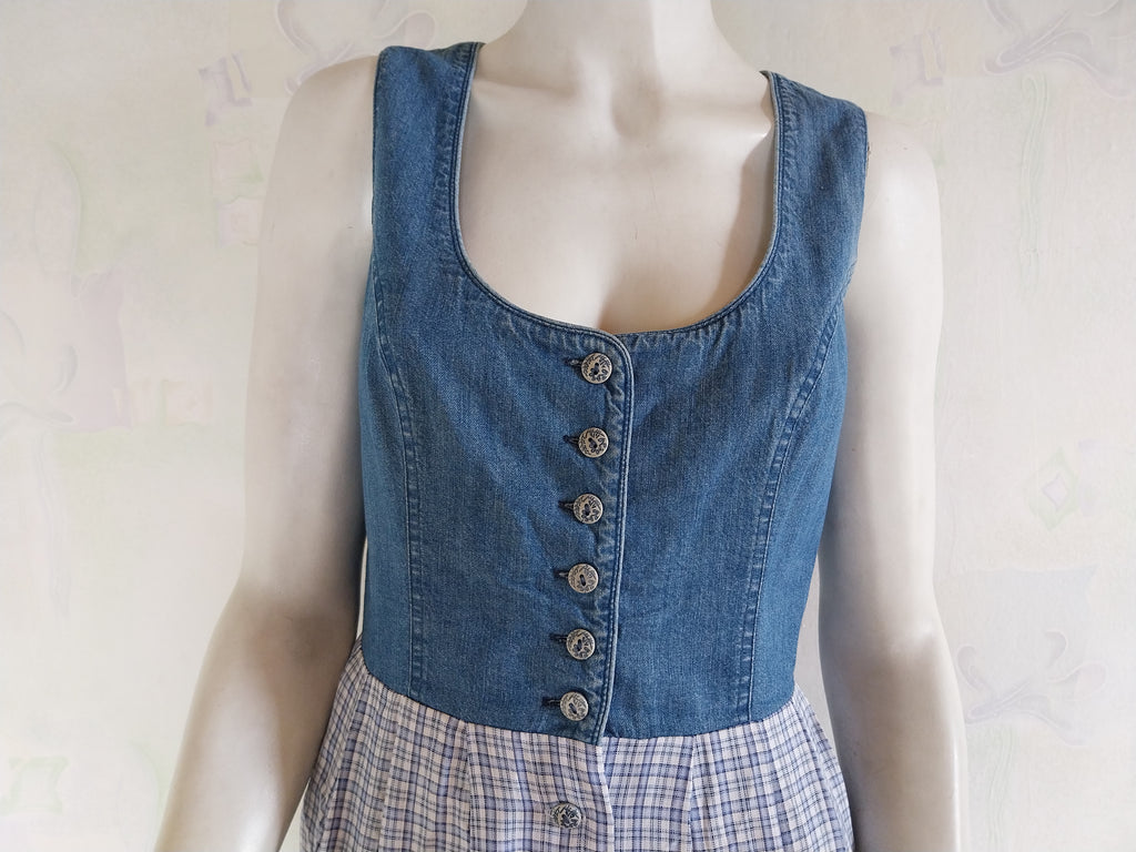 Vintage Austrian Dirndl Dress — Salzburger Trachtenecht