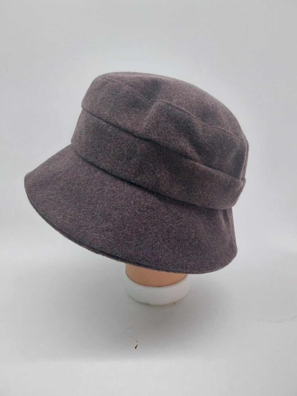 Vintage Mayser Wool Cloche Hat — Smoke Grey, Size S
