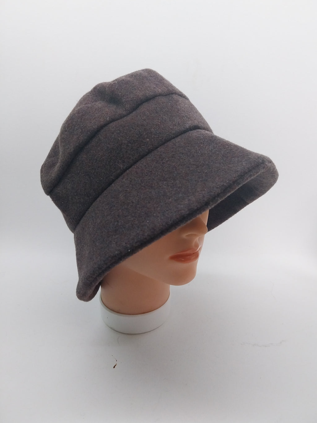 Vintage Mayser Wool Cloche Hat — Smoke Grey, Size S