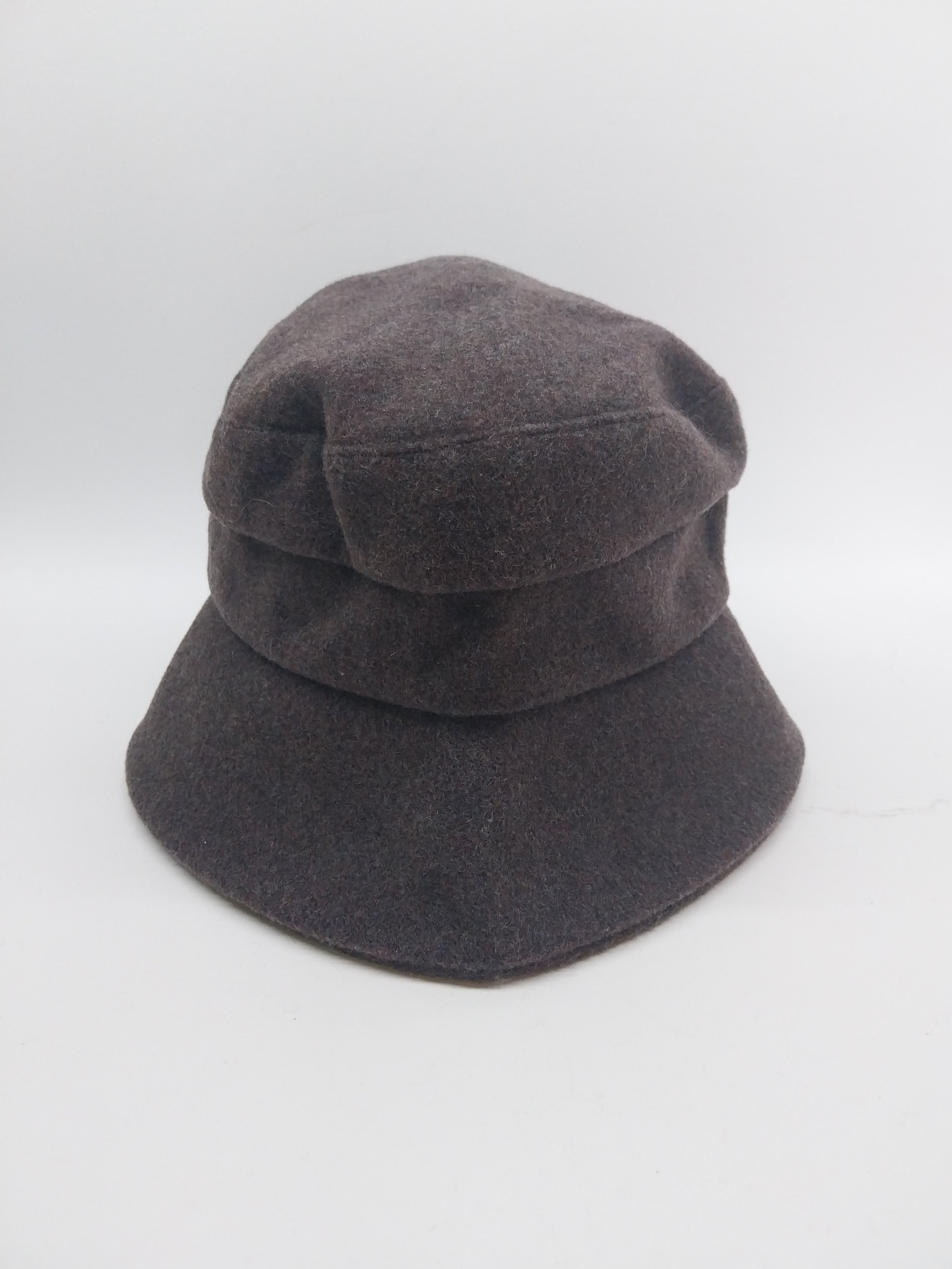Vintage Mayser Wool Cloche Hat — Smoke Grey, Size S