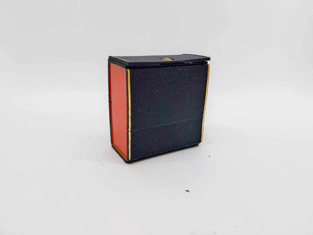 Vintage mechanical alarm clock EUROPA in folding case, German tourist alarm clock