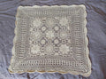 Vintage Handmade Crochet Tablecloth 70cm square