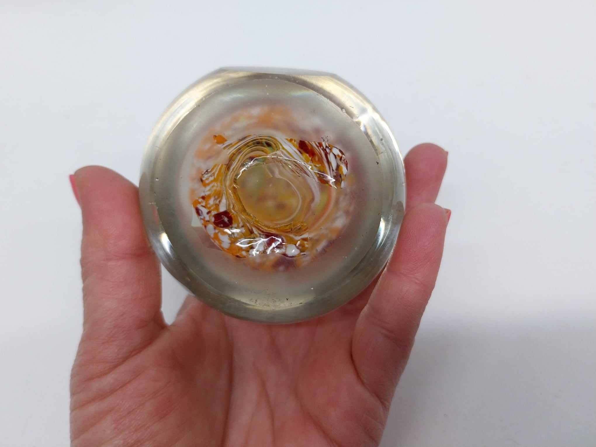 Vintage Art Glass Paperweight