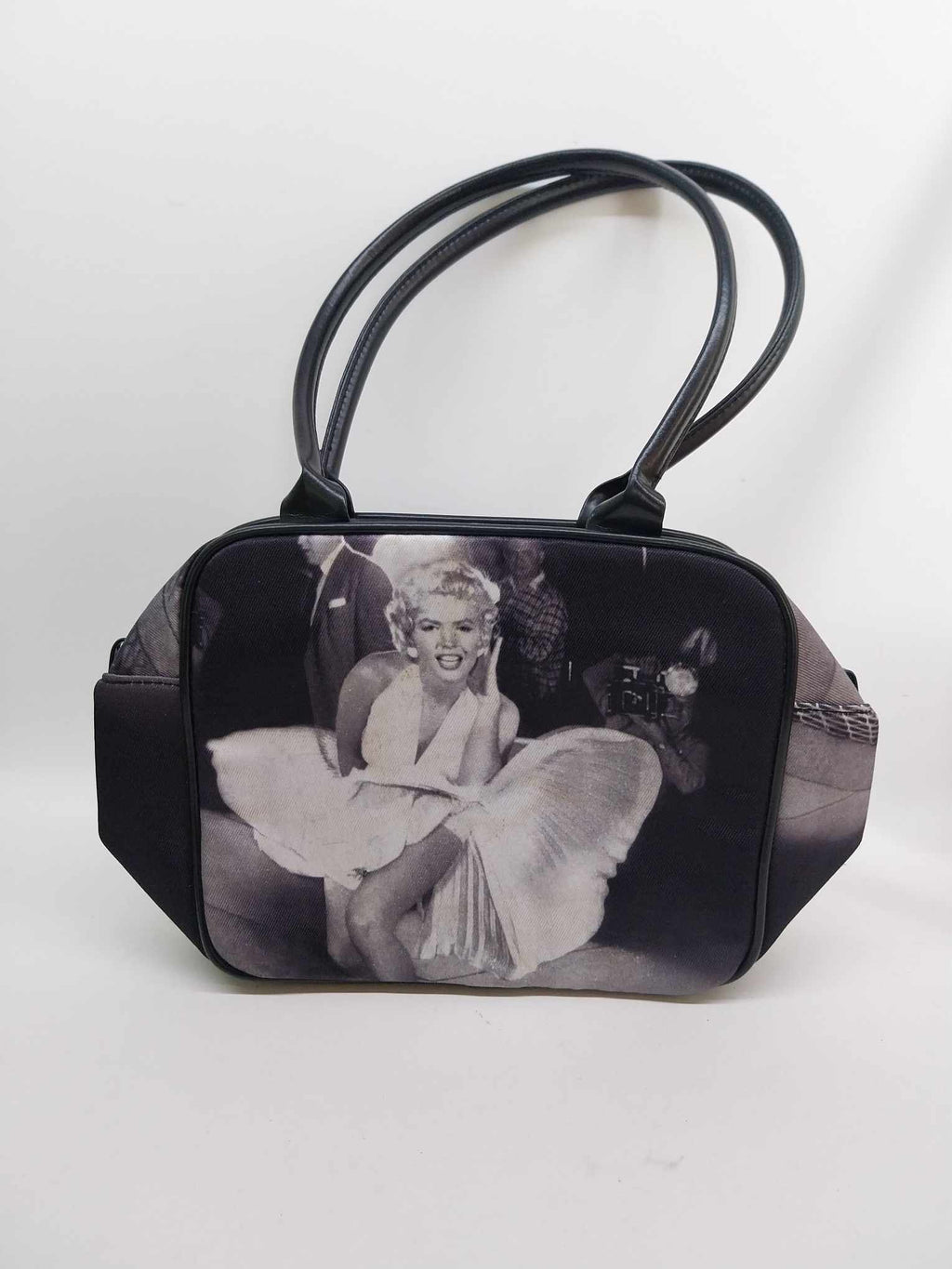 Marilyn Monroe Photo Print Handbag – Seven Year Itch Scene, Black & White