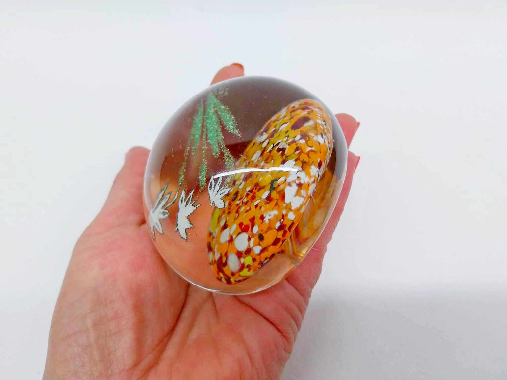 Vintage Art Glass Paperweight