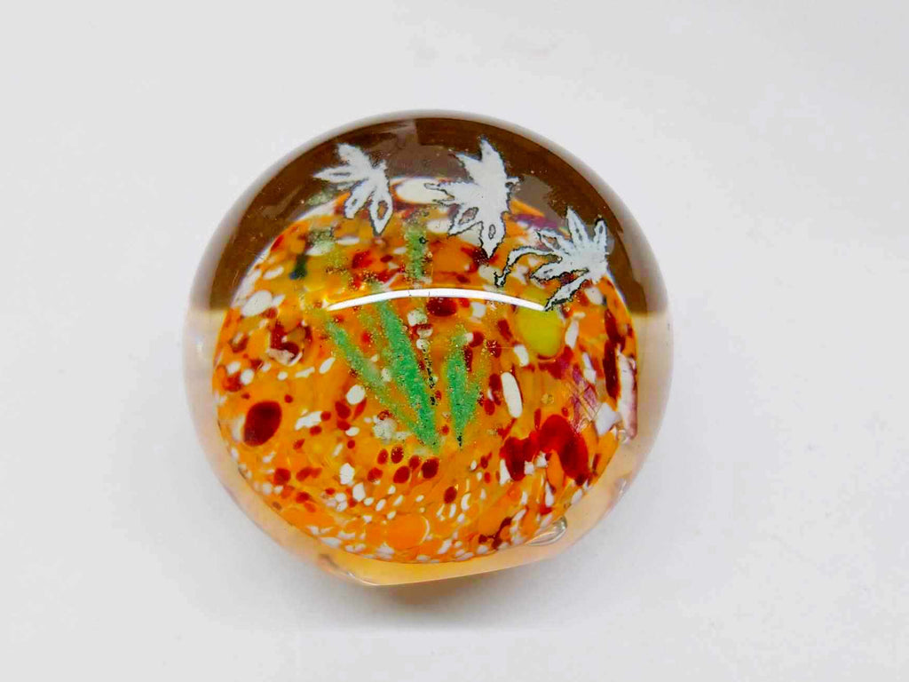 Vintage Art Glass Paperweight