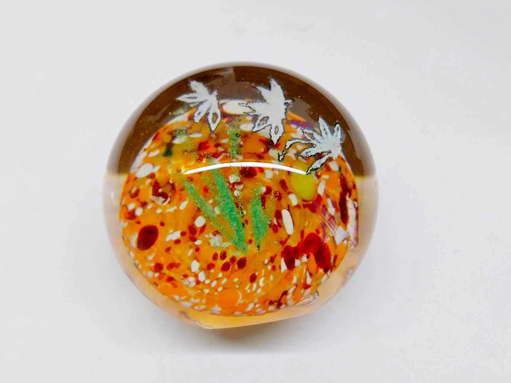Vintage Art Glass Paperweight