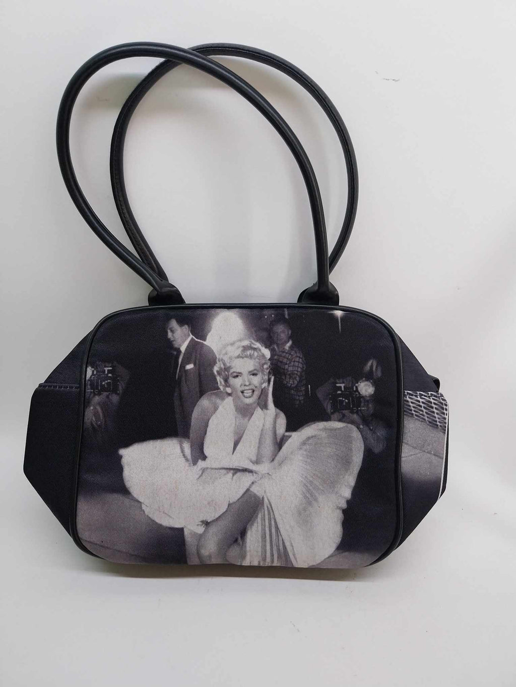 Marilyn Monroe Photo Print Handbag – Seven Year Itch Scene, Black & White