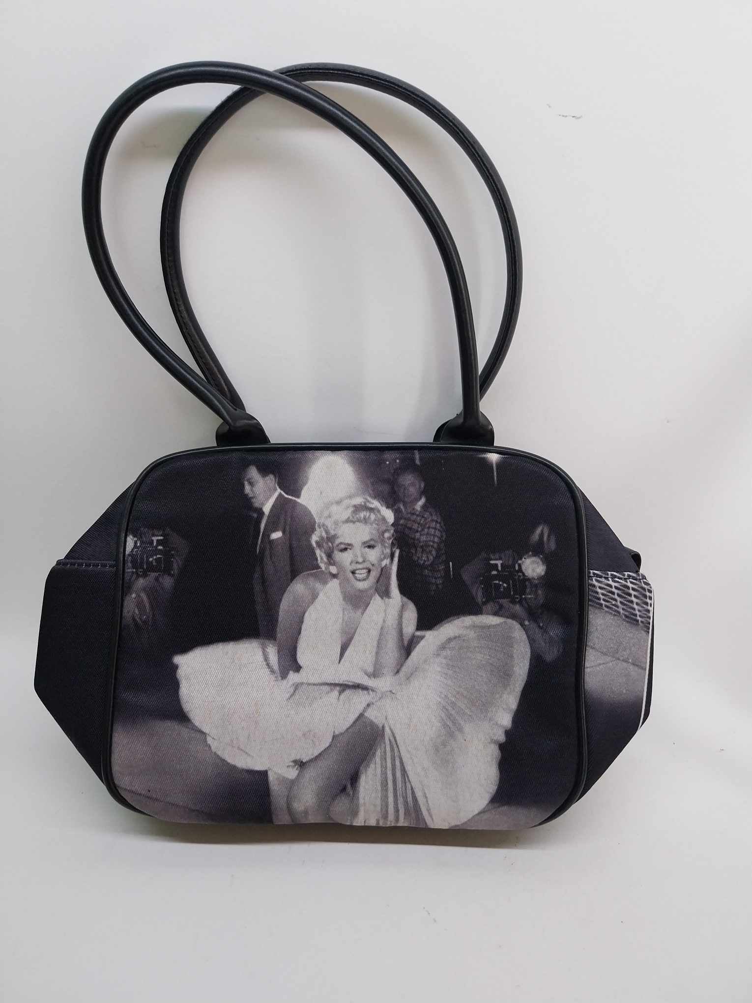 Marilyn Monroe Photo Print Handbag – Seven Year Itch Scene, Black & White