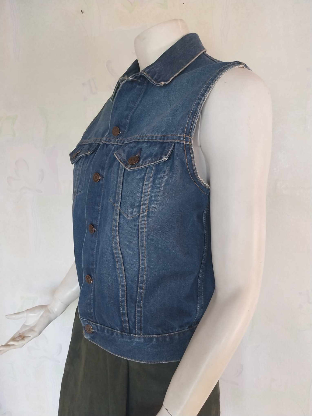 Vintage Denim Vest – Jack Daniel's Tennessee Whiskey Print