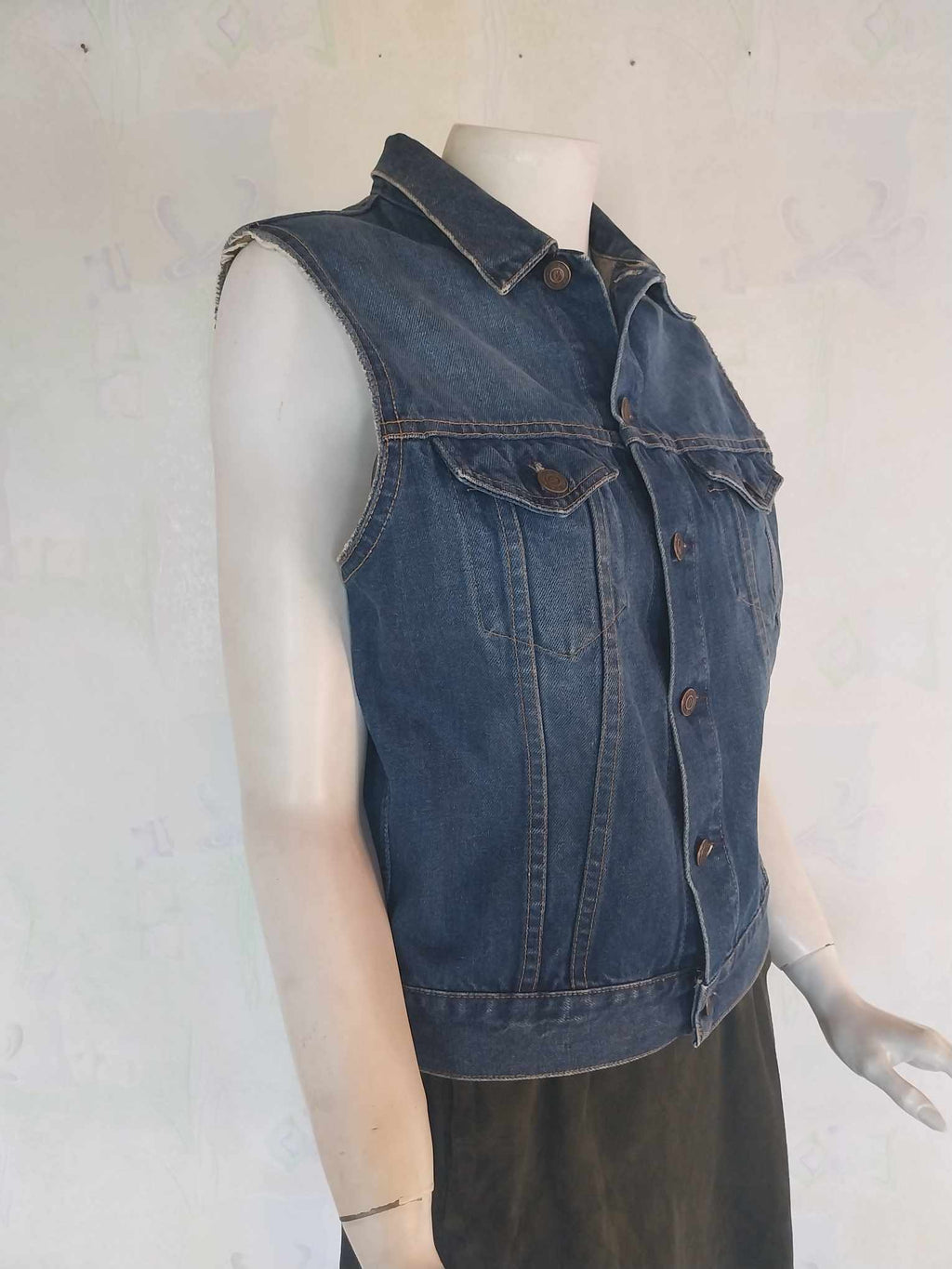 Vintage Denim Vest – Jack Daniel's Tennessee Whiskey Print
