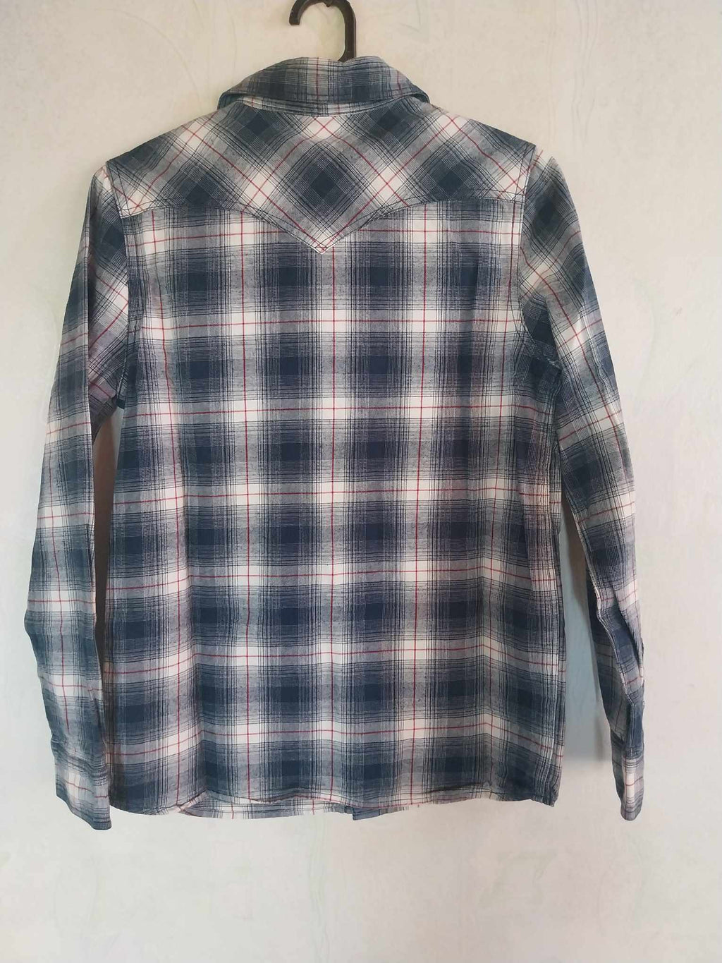 Levi's Plaid Western Shirt — Size 14, for Kids
