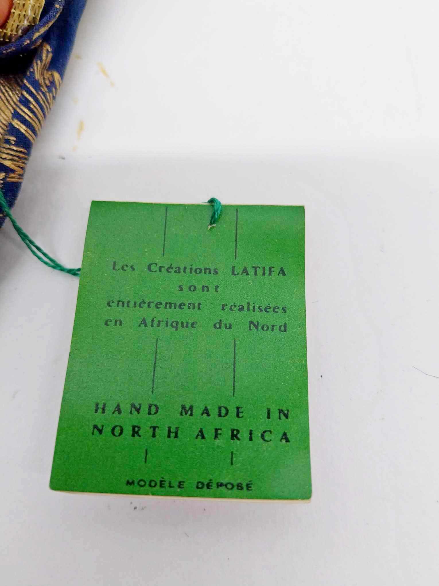 Latifa — Vintage Handmade North African Doll with Original Tag