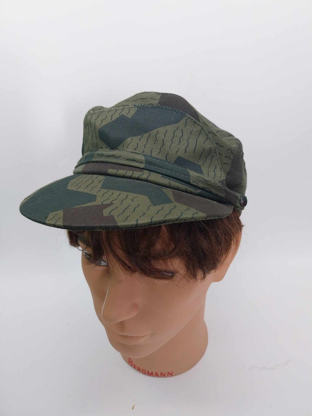 Vintage Bulgarian Military Field Cap — Camouflage, "Hr. Botev" Factory Kalofer