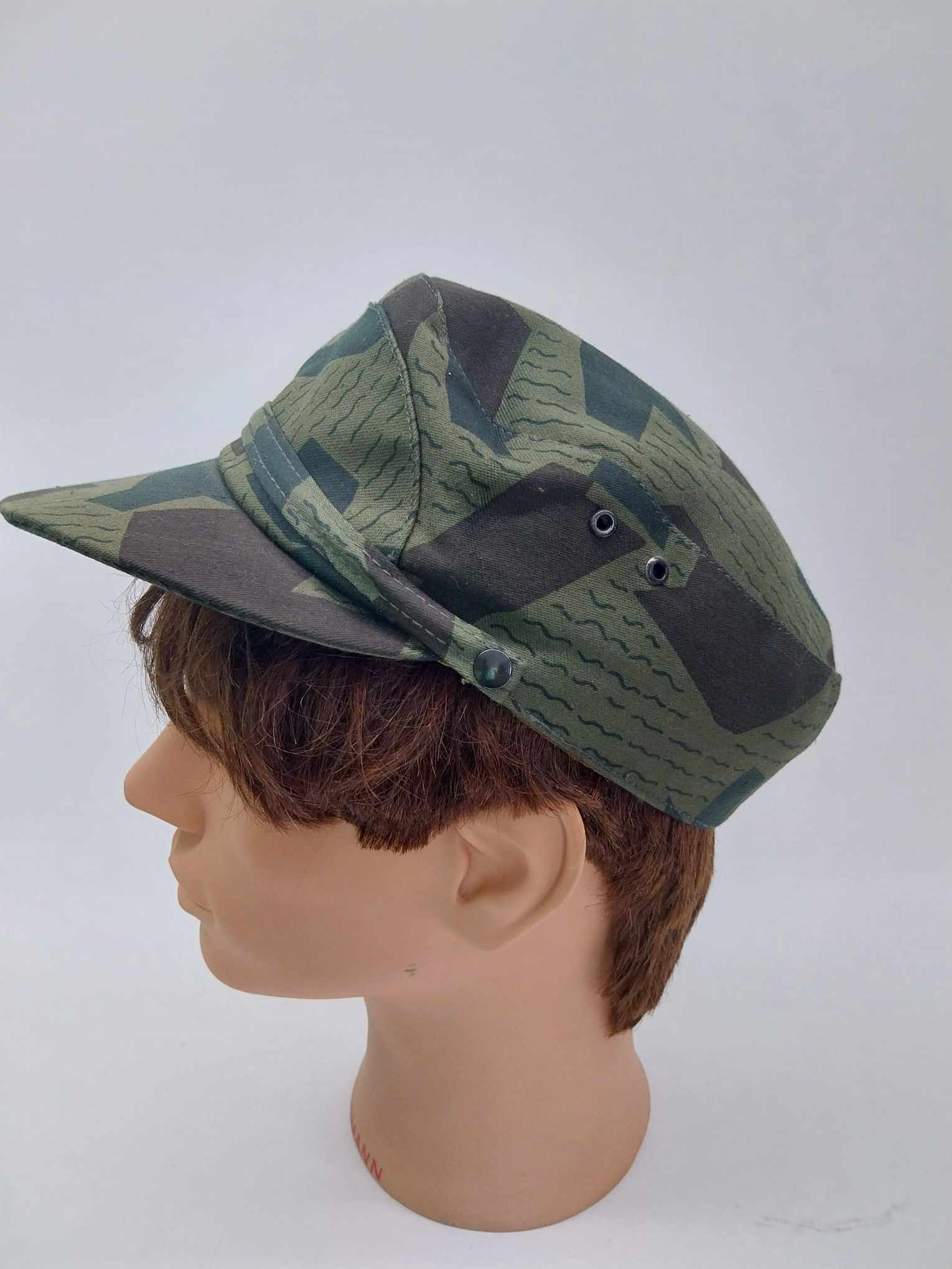 Vintage Bulgarian Military Field Cap — Camouflage, "Hr. Botev" Factory Kalofer