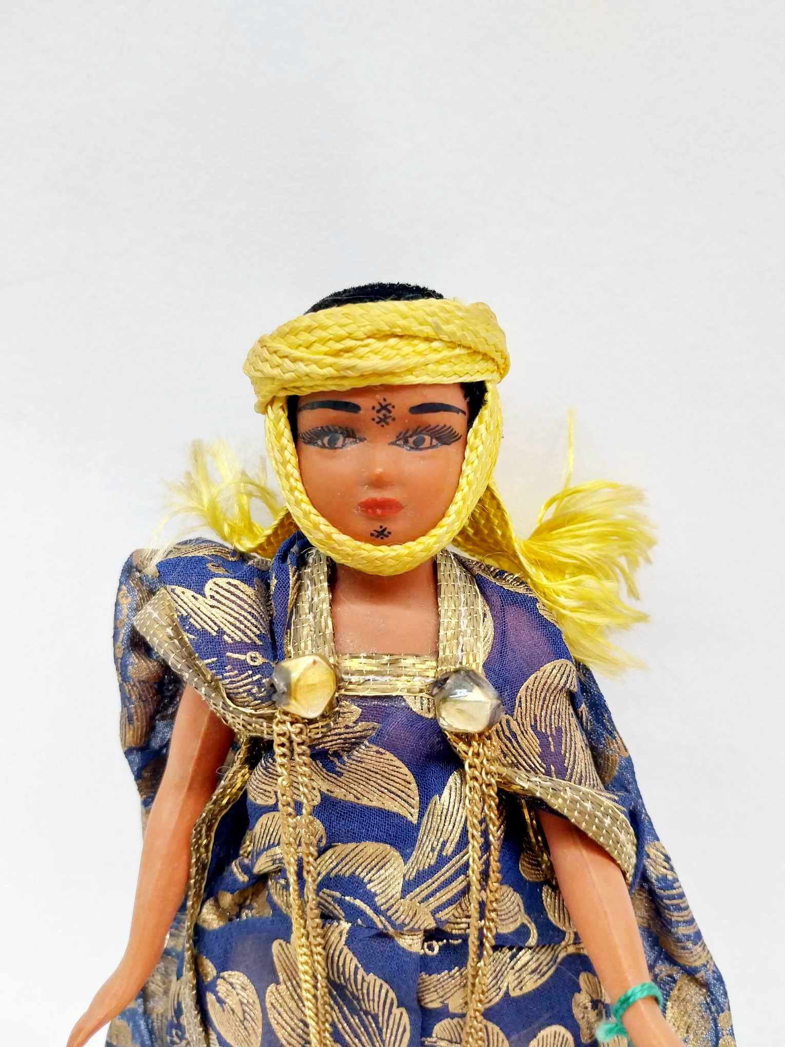 Latifa — Vintage Handmade North African Doll with Original Tag