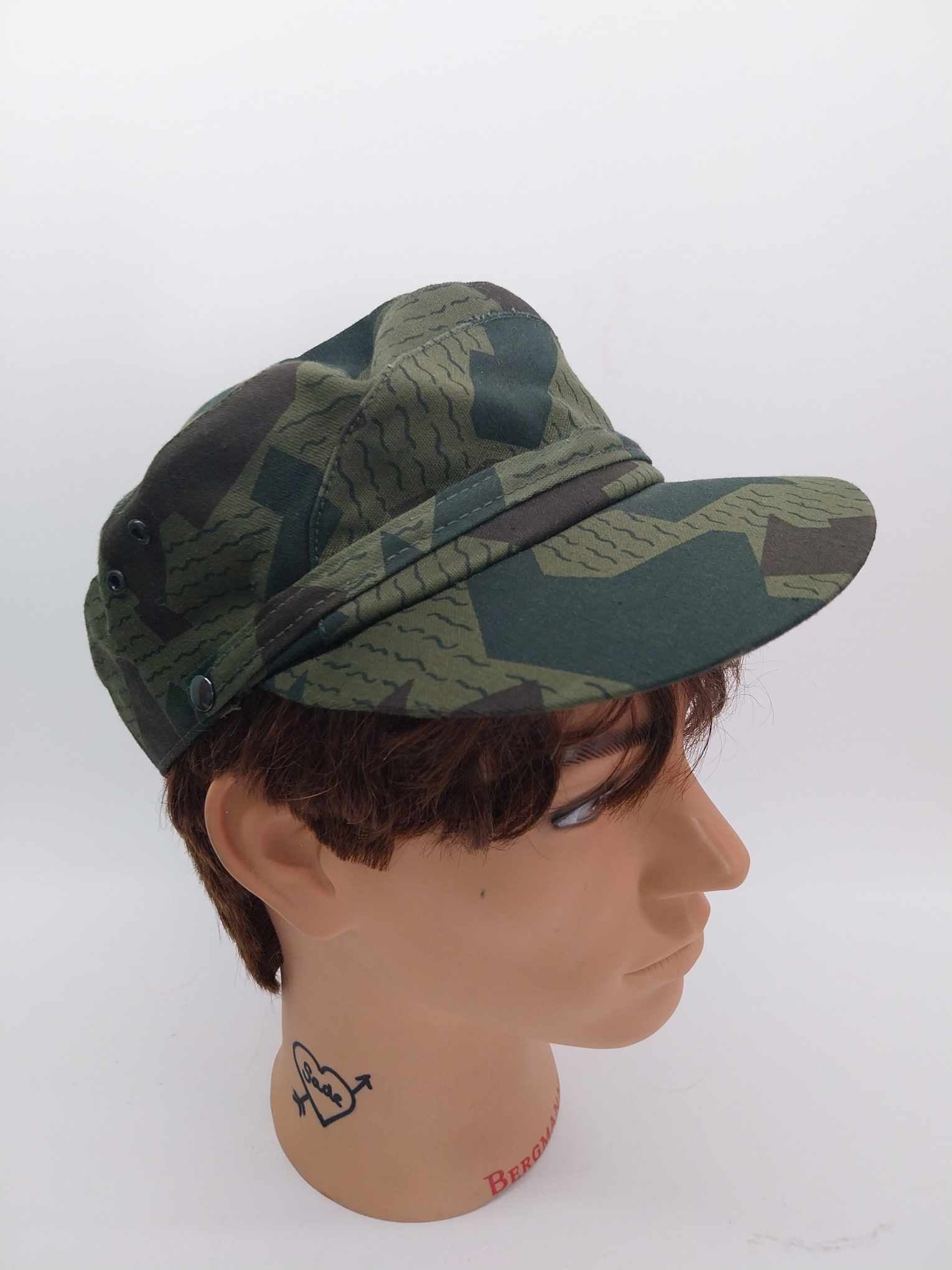 Vintage Bulgarian Military Field Cap — Camouflage, "Hr. Botev" Factory Kalofer