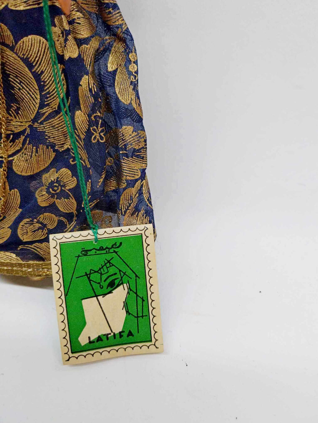 Latifa — Vintage Handmade North African Doll with Original Tag