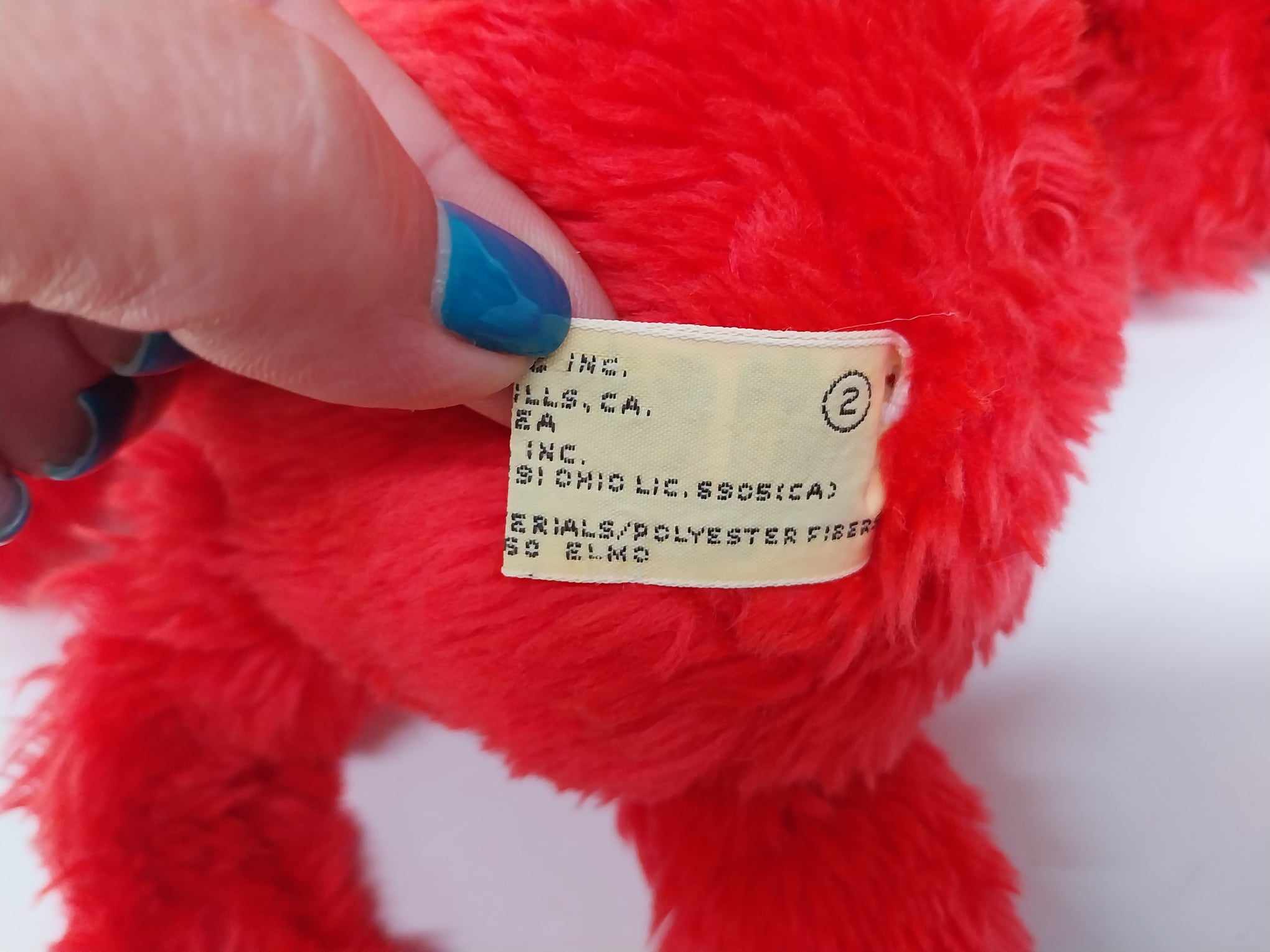Sesame Street Elmo Plush Toy, Vintage Collectible Toy