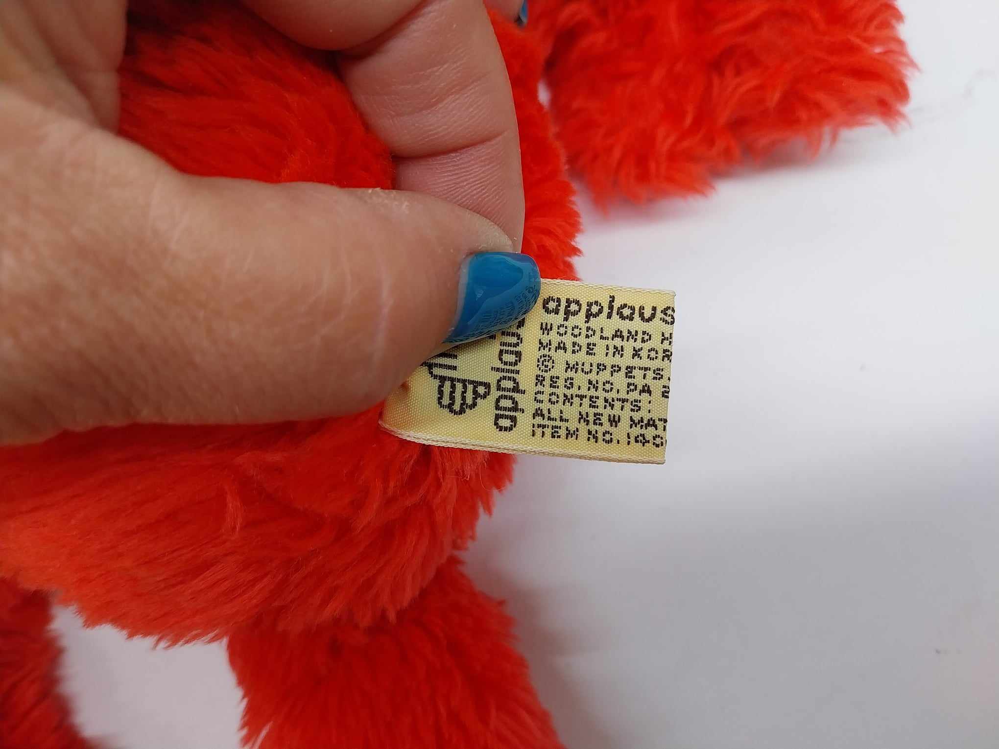 Sesame Street Elmo Plush Toy, Vintage Collectible Toy