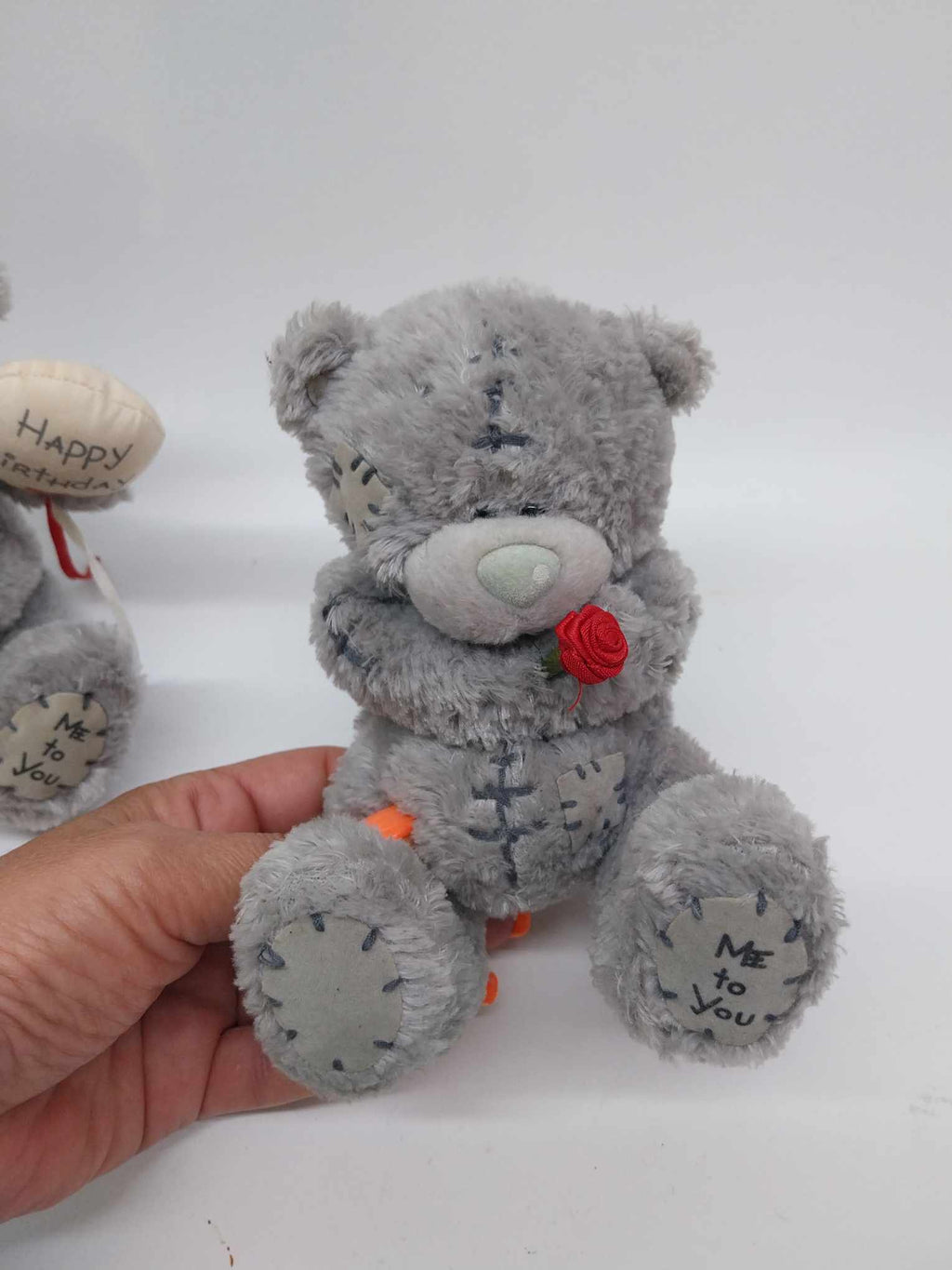 Vintage Me to You Teddy Bear Set – Happy Birthday & Rose, England