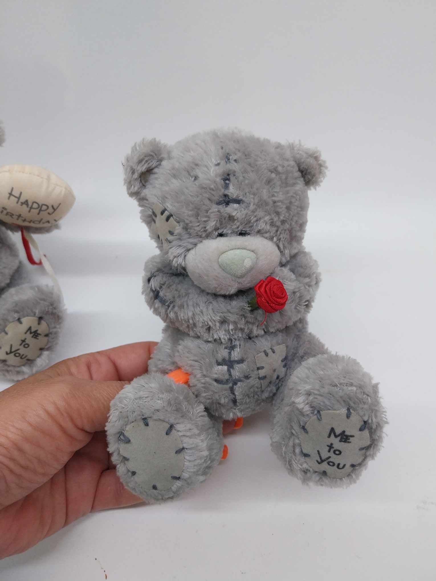 Vintage Me to You Teddy Bear Set – Happy Birthday & Rose, England