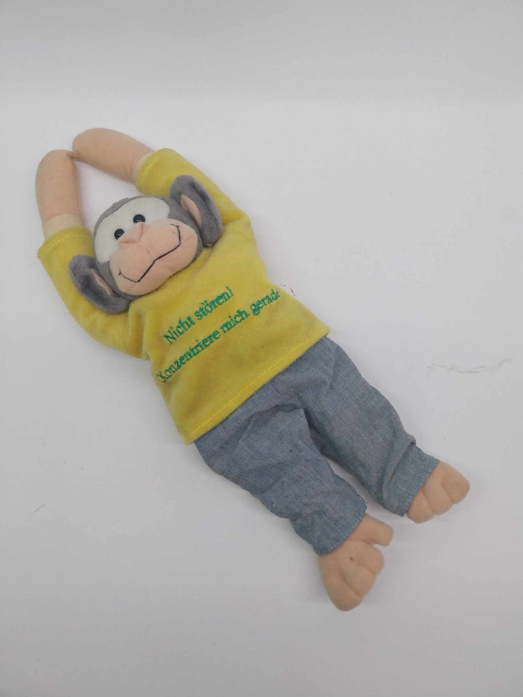 Plush Monkey Toy — Do Not Disturb