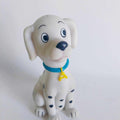 Disney 101 Dalmatians Puppy Rubber Figure – Sitting Dalmatian with Blue Collar & Bone Tag