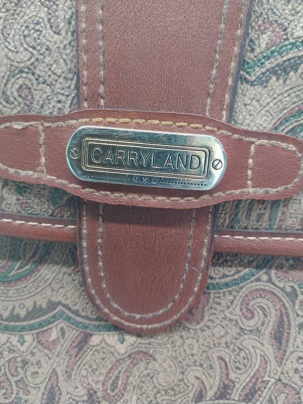Carryland USA Vintage Paisley Crossbody Bag