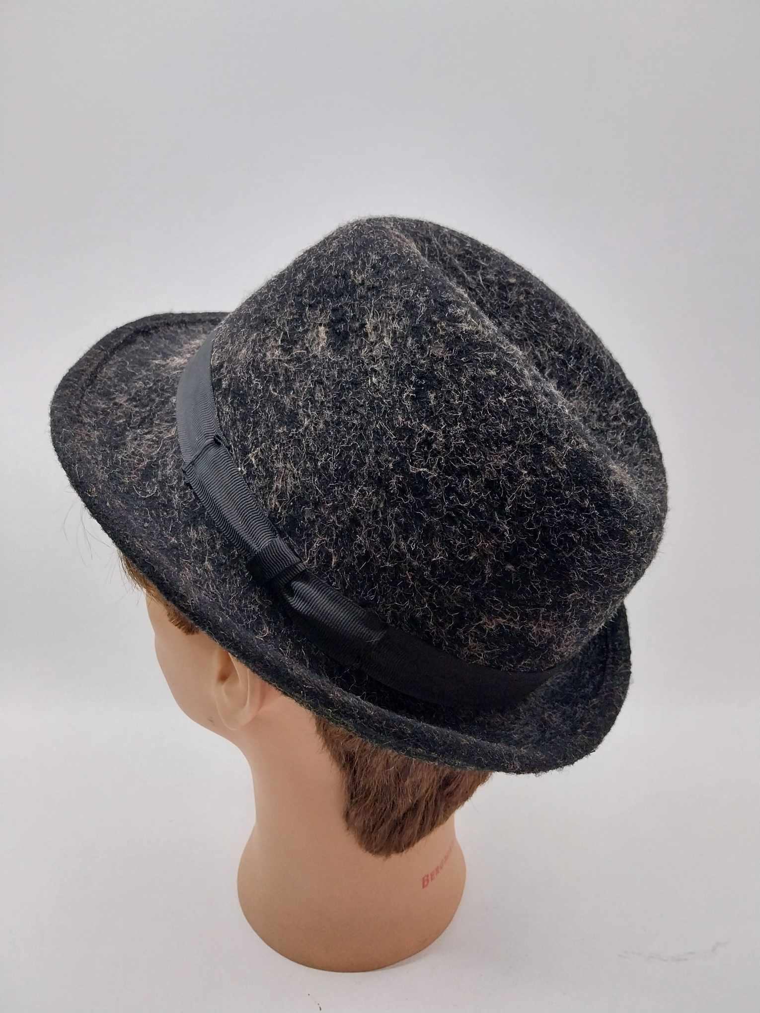 Vintage Bulgarian Mohair Fedora Hat — Tag '73 - NOS