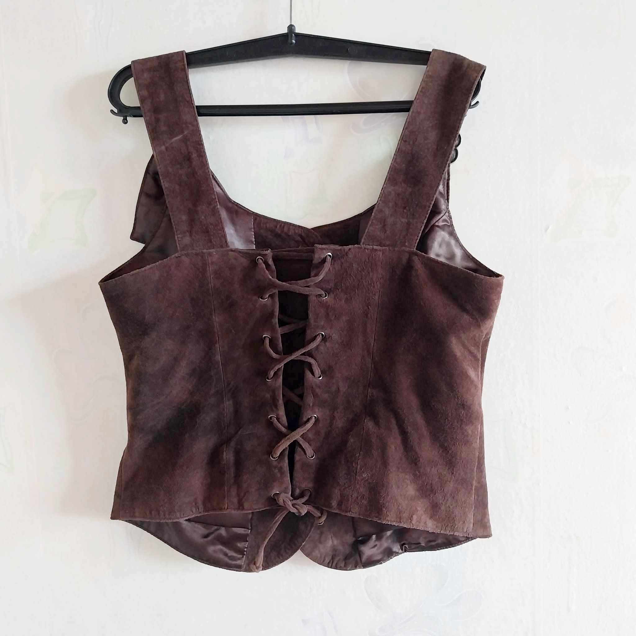 Landhaus C&A Naturally label inside the vintage corset vest