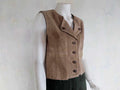 Vintage Suede Vest – Natural Life Landhausmode, Size 40