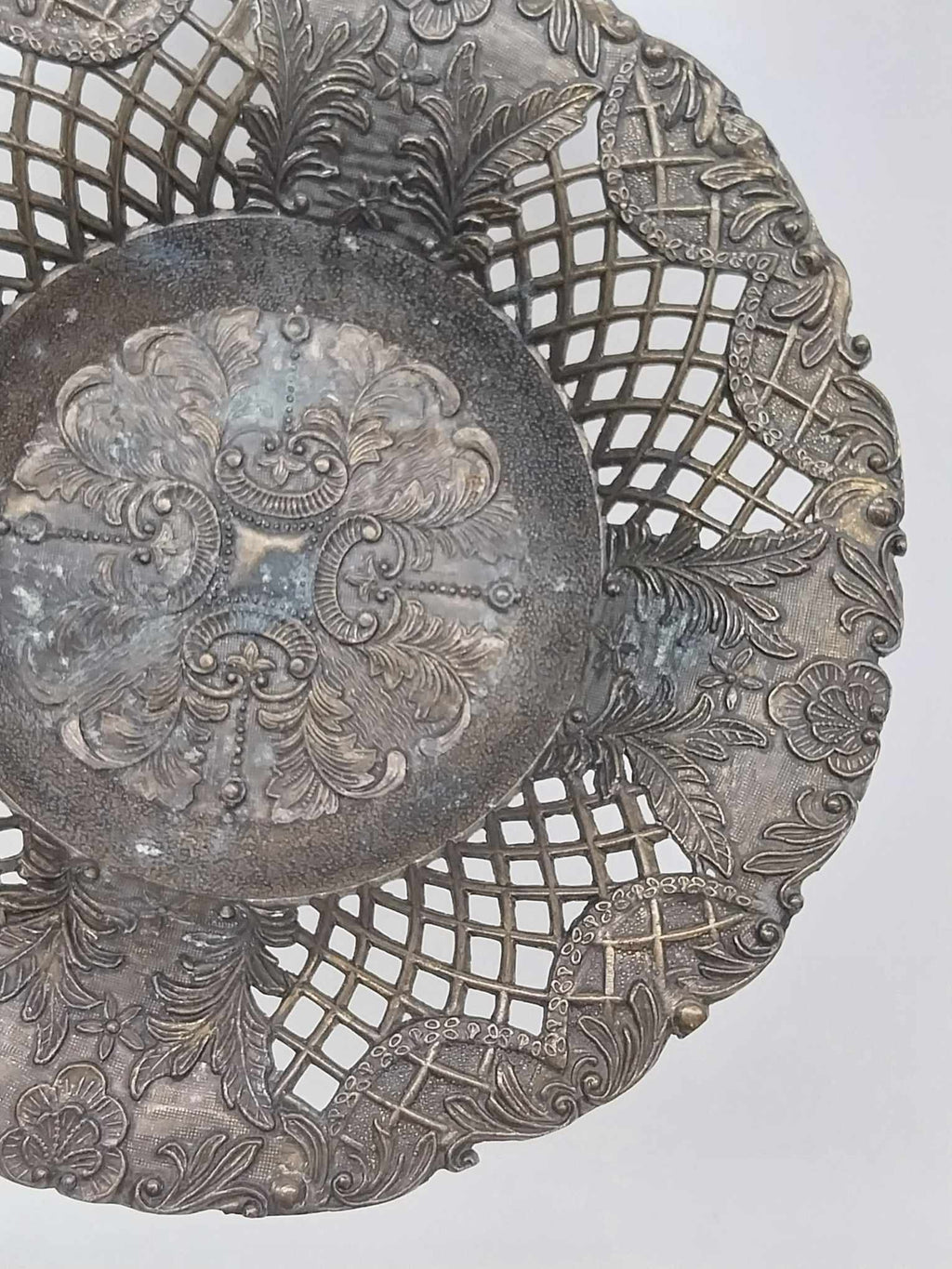 Vintage Italian brass plate, Rare, Old, Collectible