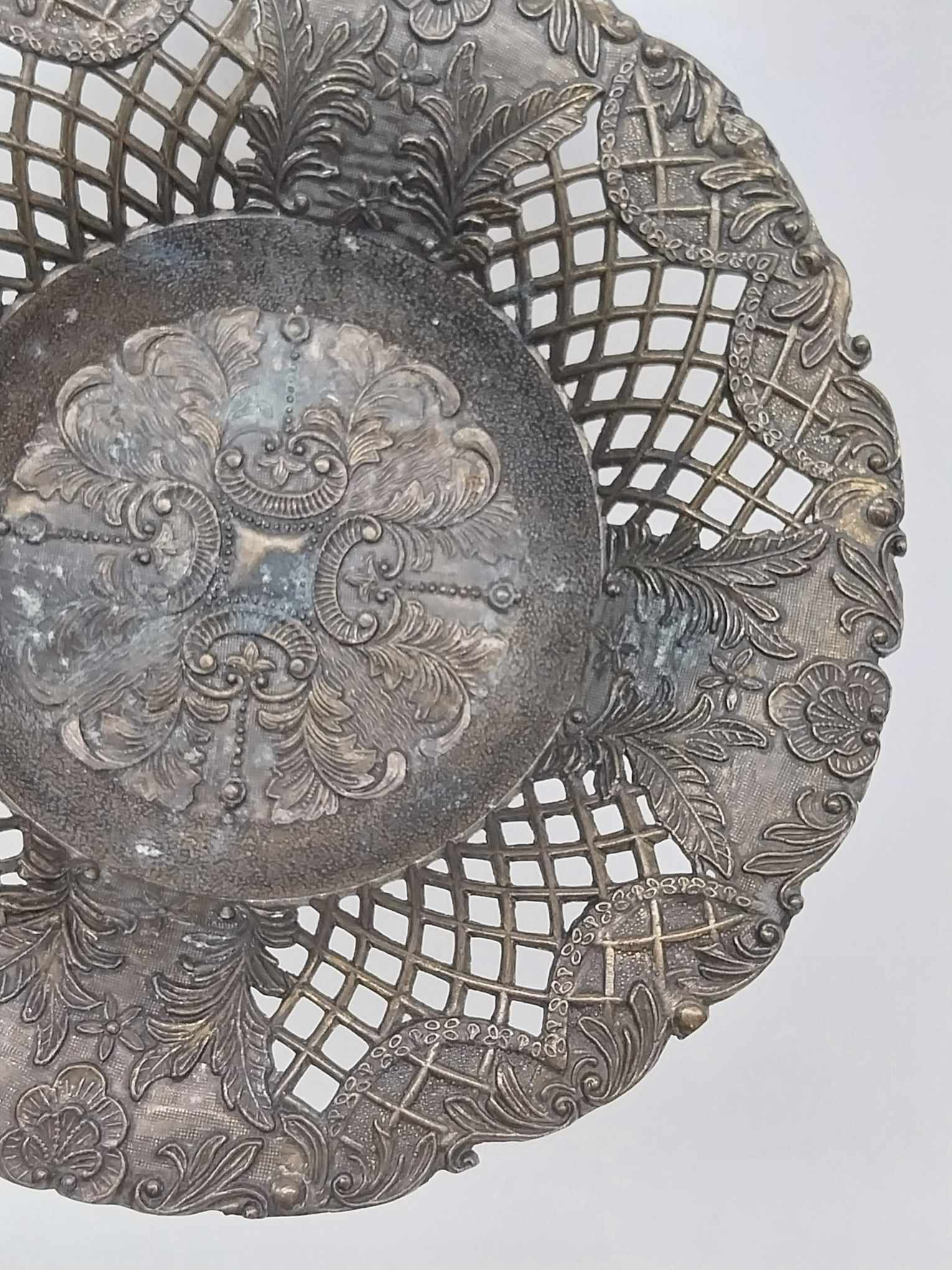 Vintage Italian brass plate, Rare, Old, Collectible