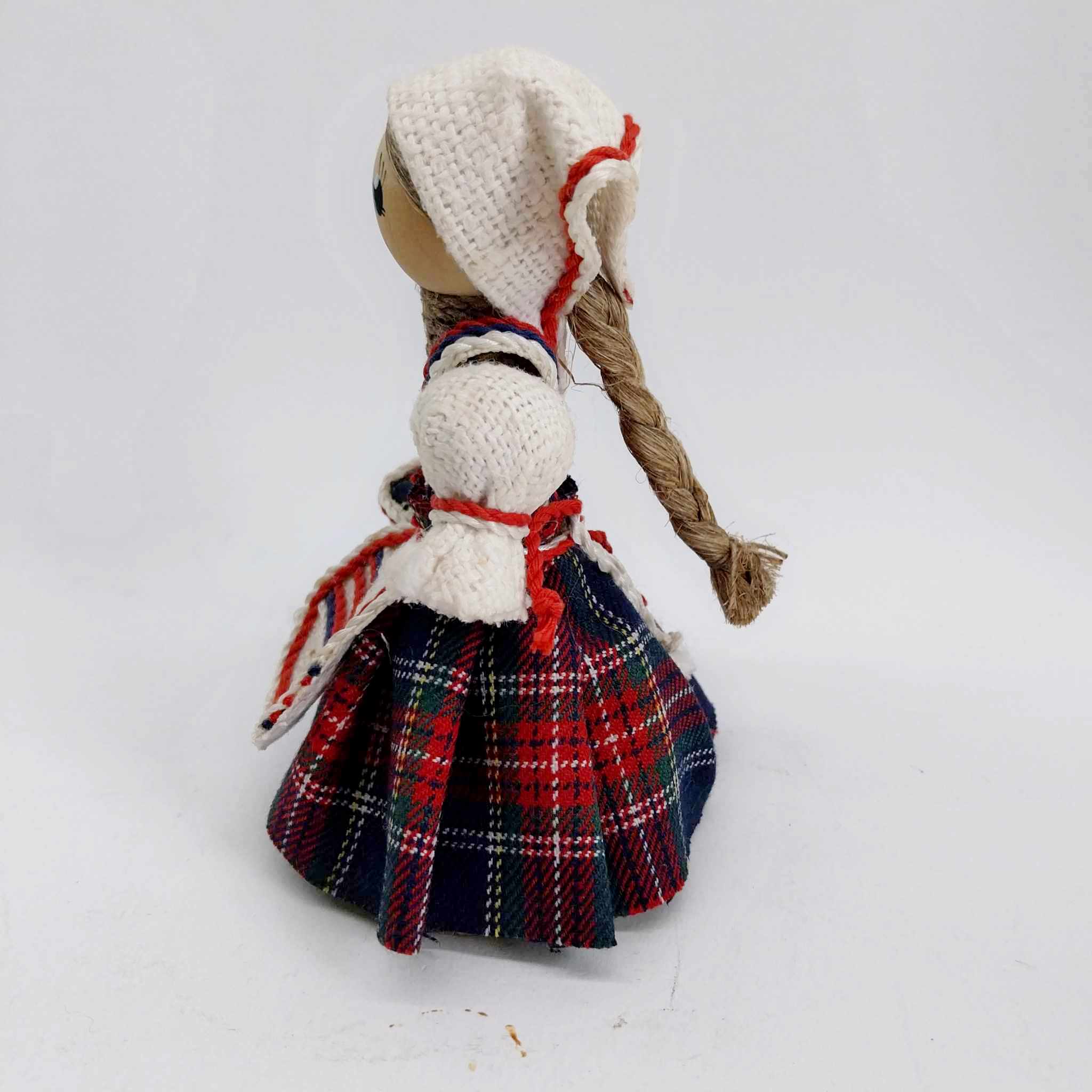 Vintage Folk Costume Doll — Handmade Eastern European