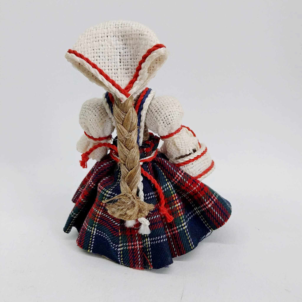 Vintage Folk Costume Doll — Handmade Eastern European