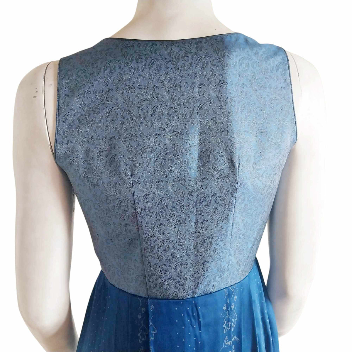 Turi Landhaus Dirndl Leonie Grey-Blue Dress, Size 38