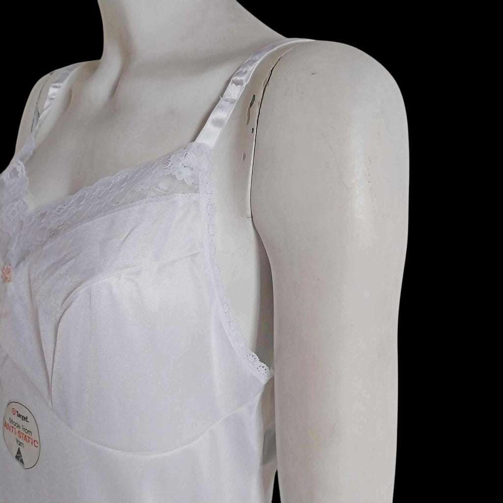 Vintage White Full Slip – Target Australia, New Old Stock with Tags