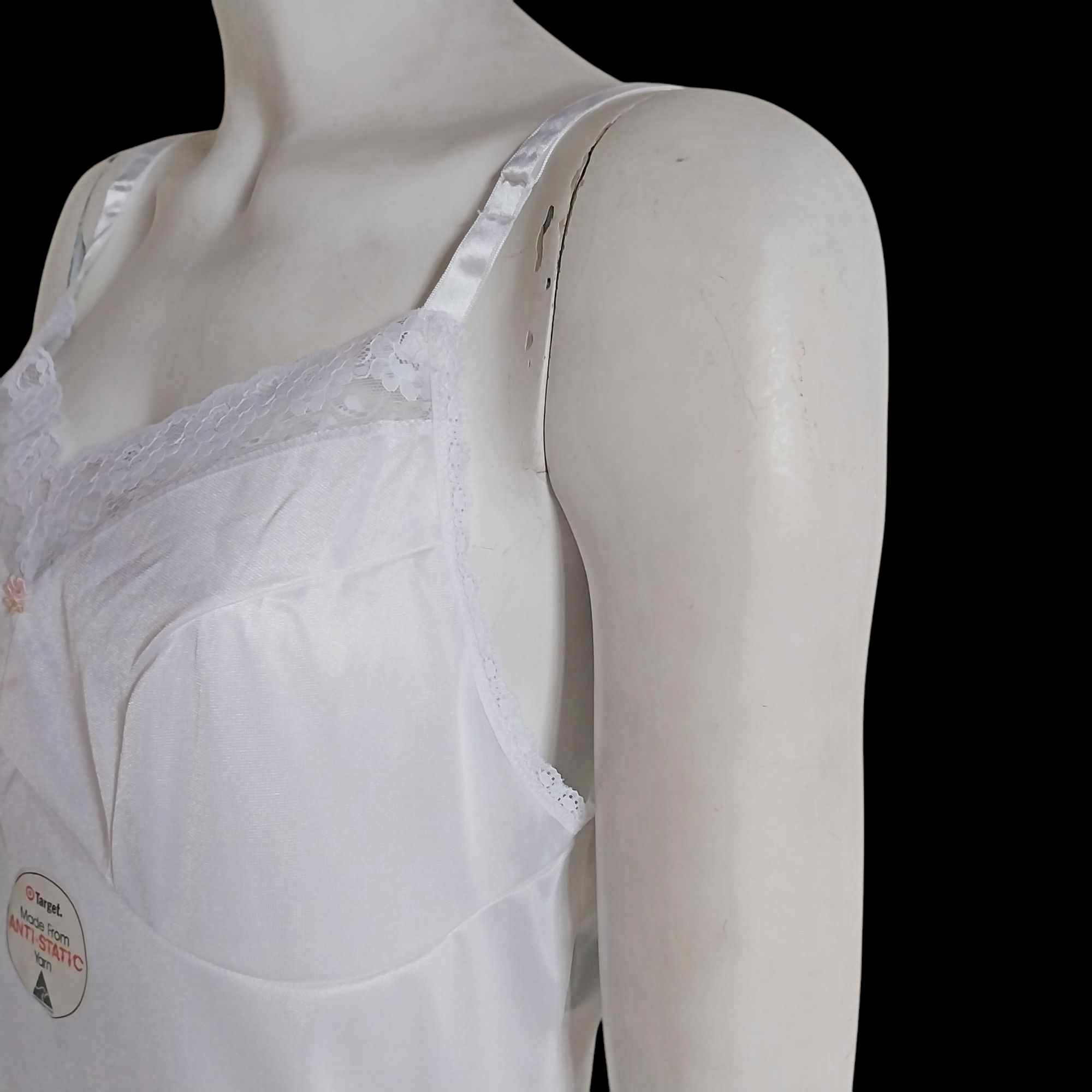 Vintage White Full Slip – Target Australia, New Old Stock with Tags