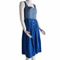 Turi Landhaus Dirndl Leonie Grey-Blue Dress, Size 38