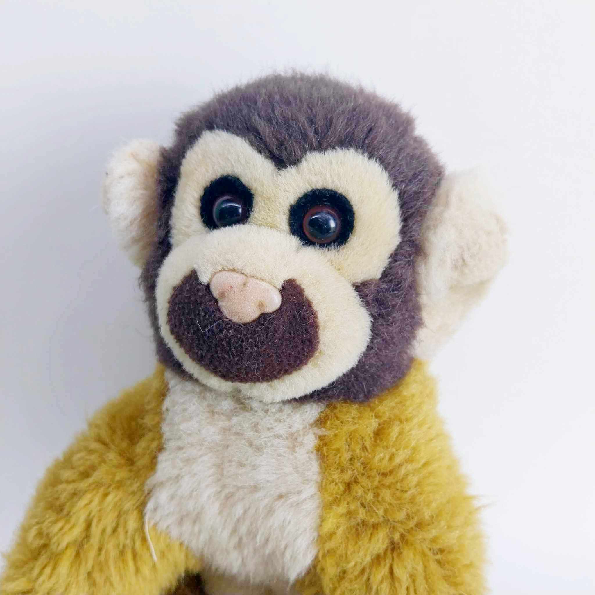 Vintage Plush Squirrel Monkey Toy
