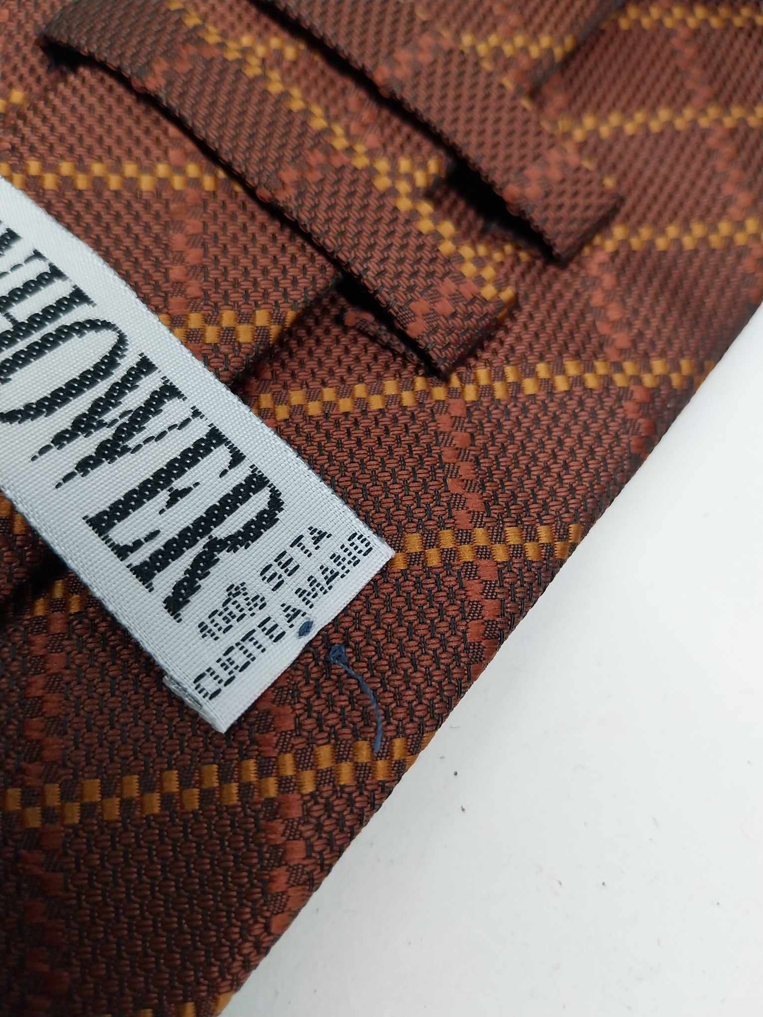Italian tie EISENHOWER, Silk necktie in box, New, Gift for Men