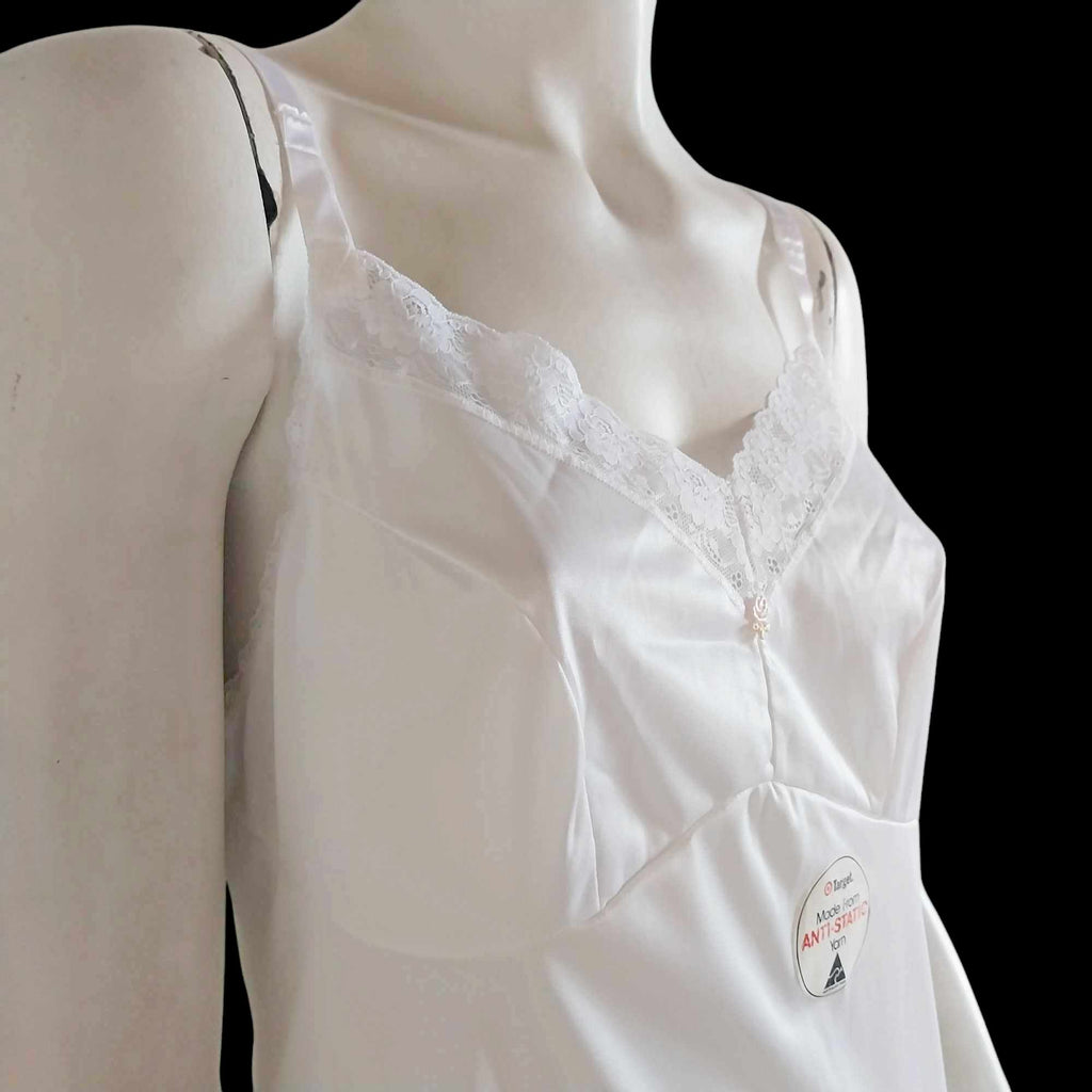Vintage White Full Slip – Target Australia, New Old Stock with Tags
