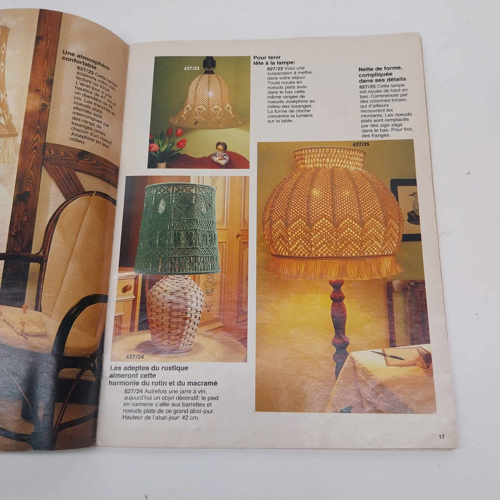 Burda Macramé – Vintage Craft Magazine 1982 (French Edition, E 627)