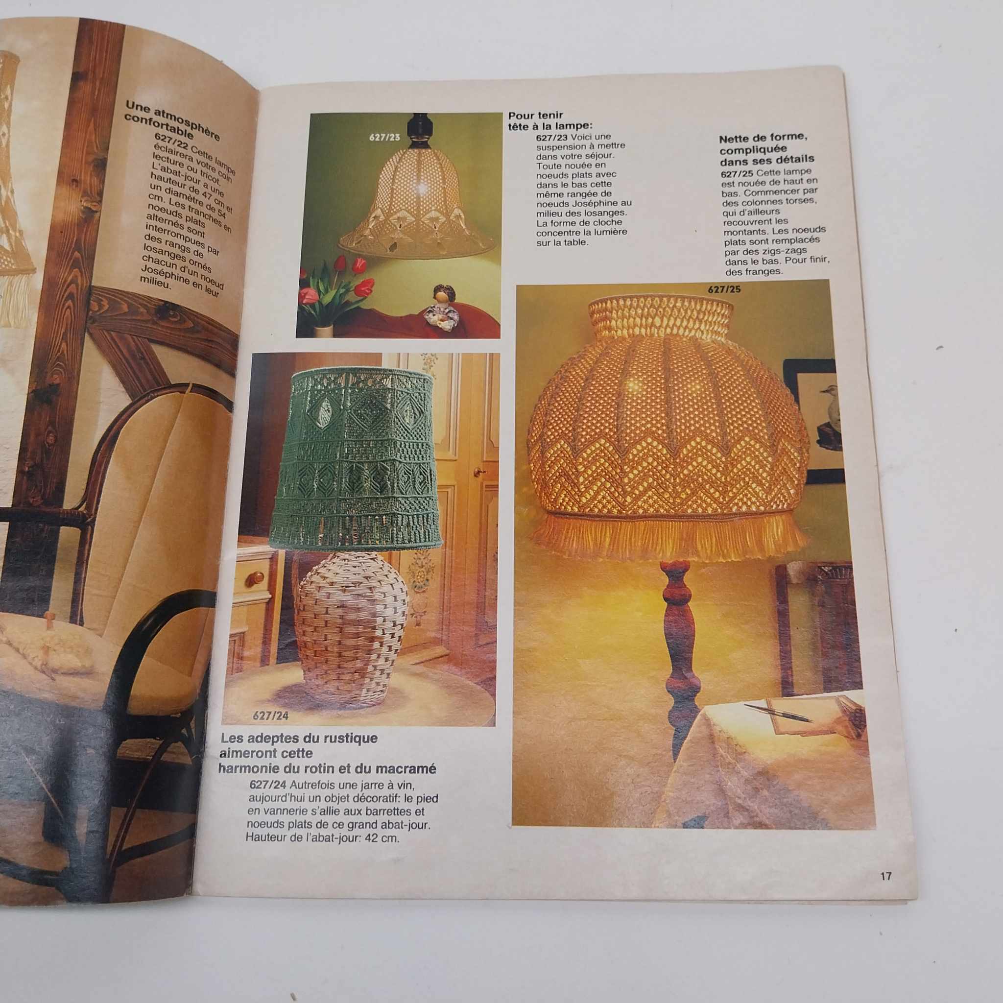 Burda Macramé – Vintage Craft Magazine 1982 (French Edition, E 627)