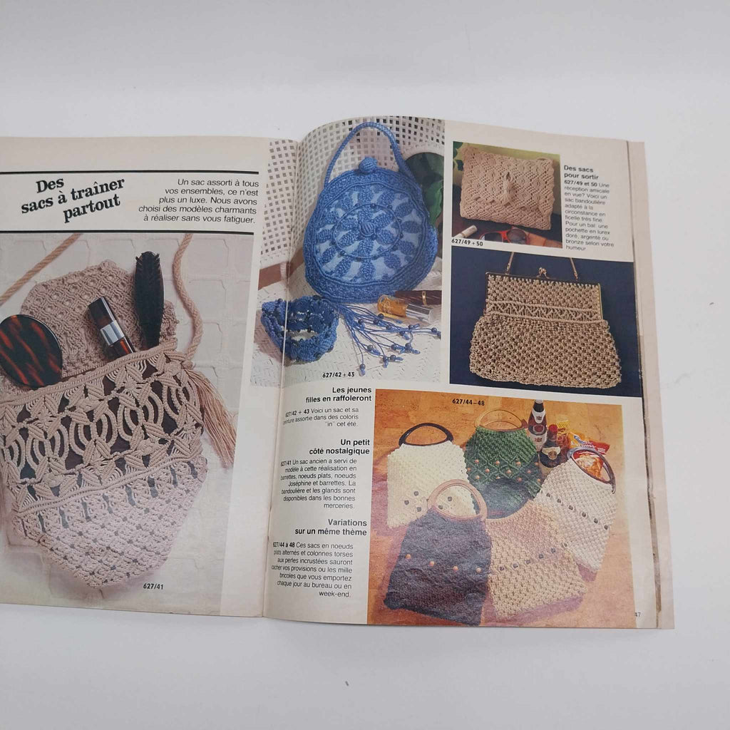 Burda Macramé – Vintage Craft Magazine 1982 (French Edition, E 627)