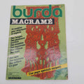 Burda Macramé vintage magazine 1982 – French edition E 627 cover