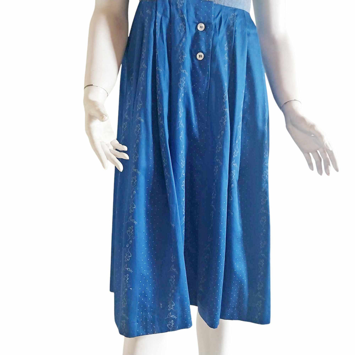 Turi Landhaus Dirndl Leonie Grey-Blue Dress, Size 38