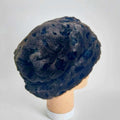 Vintage Dark Brown Faux Fur Hat — Cossack Style Winter Hat